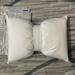 Gối tựa lưng sofa HÌNH NƠ vải nhung lụa (Vỏ kèm ruột) 5