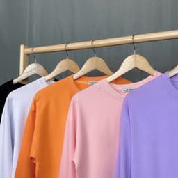 Áo Thun Tay Dài HY KOREA Form Rộng Unisex, Gấu Possible 214. 3