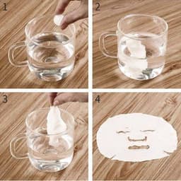 Set 10 Mặt Nạ Giấy Dạng Nén Của Nhật Bản Hàng Nhập Khẩu Trực Tiếp 3