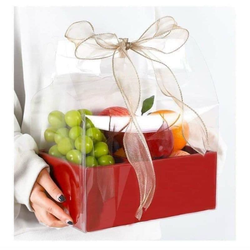 Khay Túi Hộp Mica Đựng Hoa quả, Trái Cây Nhập Khẩu Siêu Đẹp. Đựng Quà Tặng Sang Trọng