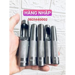 Cây đục lỗ Dụng cụ đục lỗ tròn bằng thép Việt nam và hàng Nhập khẩu, đầy đủ các loại size, sắc bén 4