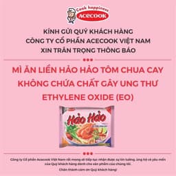 Thùng Mì Tôm Hảo Hảo Chua Cay/Mì Xào 30 gói x 75g 4
