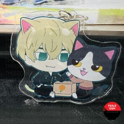 (mua 1 tặng 1) ( mica ) Móc khóa TOKYO REVENGERS ver TAI MÈO Kịch Trường Của Takemichi anime chibi xinh xắn 4
