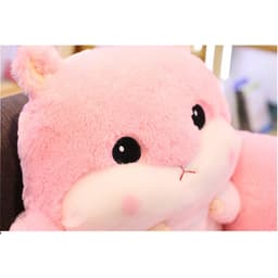 [NỆM] Đệm Nệm lót ghế Gấu bông tựa lưng ngồi bệt hình chuột hamster Quà tặng cho bạn gái, mẹ và bé, dân văn phòng 4