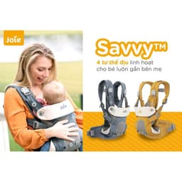 ĐỊU TRẺ EM - SAVVY JOIE MỀM, ĐẸP, SANG TRỌNG, AN TOÀN VỚI 4 TƯ THẾ ĐỊU LINH HOẠT 1