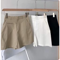 Quần Short Kaki Lưng Cao túi cơi cho Nữ m508 5
