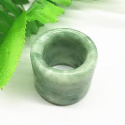Nhẫn Ban Chỉ Đế Vương Đá Canxit Cổ Phong Trung Hoa Đeo Ngón Cái Nam Phụ Kiện Hán Phục Hoàng Tộc 7