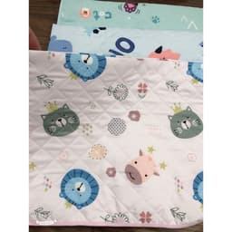 Tấm lót Lớn chống thấm Sơ Sinh Unmei cho bé 2 lớp, thoáng khí, có thể giặt được 50x70cm 7