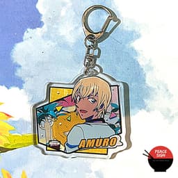 (mua 1 tặng 1) Móc khóa mica DETECTIVE CONAN Thám Tứ Lừng Danh ver Hiệu Ứng hình in 2 mặt  8