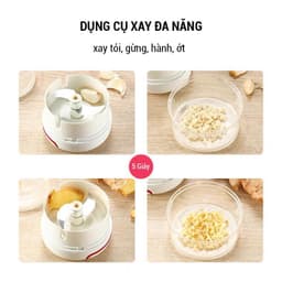 Máy xay tỏi ớt mini đa năng - Giải pháp hoàn hảo cho gian bếp bạn! 3