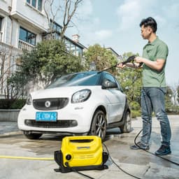 Máy phun rửa áp lực cao Karcher K 2 Horizontal động cơ chổi than, áp lực 110 bar và đã bao gồm dây cấp nước 7