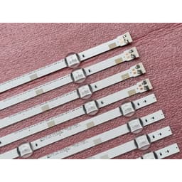 LED TIVI SAMSUNG 43J5200 43M5100 HÀNG MỚI 100% , BỘ GỒM 8 KHÚC NỐI LẠI THÀNH 4 THANH, MỖI THANH 7 BÓNG 3V 6