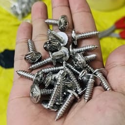 Combo Ốc salaya 4li 5li ren XOẮN gắn pô E tay ga , áo yamaha , áo honda cực siêu sáng đẹp 5