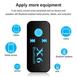 Thiết Bị Truyền Nhận Tín Hiệu Bluetooth 4.0 B' X6 Kèm Mic Cho Xe Hơi 6