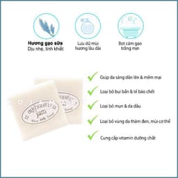 Xà Phòng Cám Gạo Thái Lan JAM RICE MILK SOAP 65gr 5