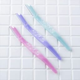 Dao Cạo Lông Mày Lưỡi Thép Có Màng Bảo Vệ Dành Cho Nữ Kai Razor Can Eyebrow 17827 CBM-3P(1 Vỉ 3 Cây) 3