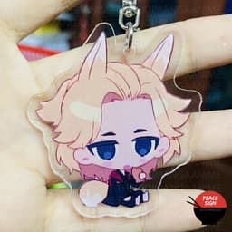 (mua 1 tặng 1) Móc khóa in hình TOKYO REVENGERS  ver TAI THÚ Kịch Trường Của Takemichi anime chibi xinh xắn 7