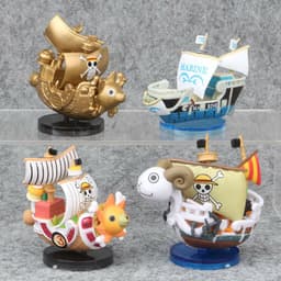 (Mini) Mô hình tàu thuyền cướp biển hoạt hình One Piece Merry Sunny Golden Sunshine Marine 1