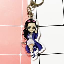 (Mua 1 tặng 1) Móc khóa One Piece Đảo Hải Tặc ver Stamped quà tặng Mica trong acrylic in hình anime chibi 4