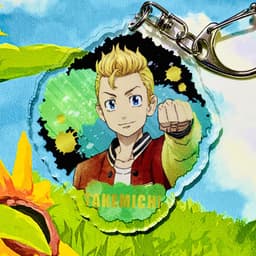 (mua 1 tặng 1) ( Mica ) Móc khóa in hình TOKYO REVENGERS Kịch Trường Của Takemichi ver INK DROP anime chibi xinh xắn 3