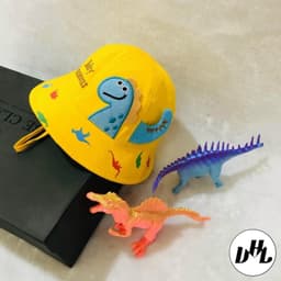 Nón cho bé (3 tháng - 15 tháng tuổi) , nón baby hình KHỦNG LONG vải Cotton mềm êm cute (Ảnh thật) 5