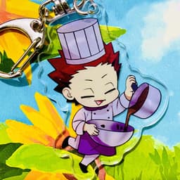(mua 1 tặng 1) ( Mica ) Móc khóa HAIKYUU!! VUA BÓNG CHUYỀN ver ĐẦU BẾP anime chibi độc đáo 5