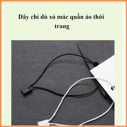 [Hỏa Tốc] Combo 2 bịch Dây Tag Dù Treo Nhãn Tag (2x1000 Sợi) , Dây Vải Gắn Mác Quần Áo 3