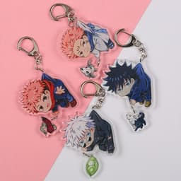 (mua 1 tặng 1) ( Mica ) Móc khóa JUJUTSU KAISEN CHÚ THUẬT HỒI CHIẾN ver TREO THẢ quà tặng dễ thương chibi anime 3