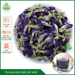 ✅[HÀNG LOẠI 1] Trà Hoa Đậu Biếc Sấy Khô Nguyên Bông Chính Hãng Siêu Thị Thảo Mộc 1