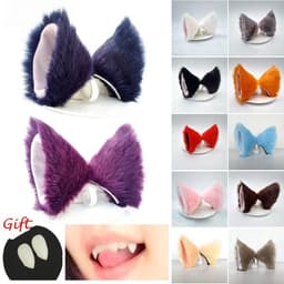 Kẹp tai hồ ly mèo bờm tai thú ngộ nghĩnh dễ thương cosplay 2
