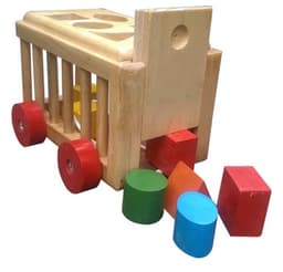 Xe thả hình khối - đồ chơi giáo dục an toàn cho bé 5
