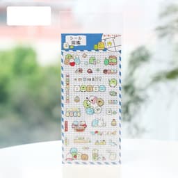 Hình dán sticker thú nhún xanh cam dễ thương ngộ nghĩnh 2