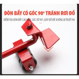 Dụng Cụ Di Chuyển Đồ Đạc Thông Minh, Dụng Cụ Nâng Hạ Tủ Giường Vật Nặng Có Bánh Xe Di Chuyển MKS051 2