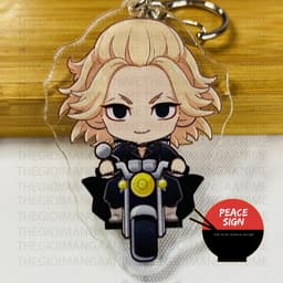 (mua 1 tặng 1) ( Mica trong acrylic ) Móc khóa TOKYO REVENGERS ver LÁI XE Kịch Trường Của Takemichi anime chibi 4