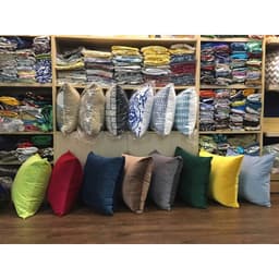 Gối tựa lưng sofa màu trơn vải nhung cao cấp 13 màu có sẵn cỡ 45*45cm 6