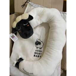 Gối chữ C gối Cừu Good Night Baby 2in1 nội địa Hàn Quốc 7