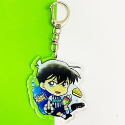 (mua 1 tặng 1) ( Mica trong acrylic) Móc khóa CONAN THÁM TỬ LỪNG DANH ver HOẠT ĐỘNG in hình anime 4