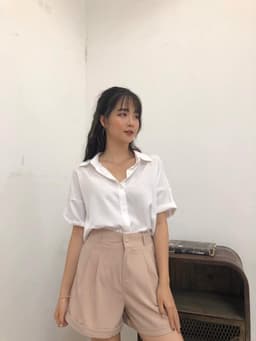 Quần Short Nữ Gập Gấu 7