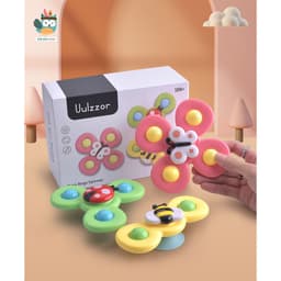Set 3 con quay spinner, con quay đồ chơi chong chóng dính tường, âm thanh vui nhộn cho bé 4
