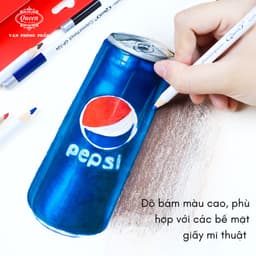Bút chì màu Queen 12/24 Màu - CPT12/24 (Chì màu gốc dầu, tô chồng lớp tốt) 8