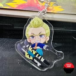 (mua 1 tặng 1) ( mica ) Móc khóa TOKYO REVENGERS ver TRƯỢT TUYẾT Kịch Trường Của Takemichi anime chibi xinh xắn 5