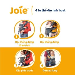 ĐỊU TRẺ EM - SAVVY JOIE MỀM, ĐẸP, SANG TRỌNG, AN TOÀN VỚI 4 TƯ THẾ ĐỊU LINH HOẠT 5