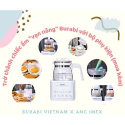 Ấm đun nước siêu tốc thông minh đa chức năng Burabi 8