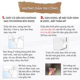 Giấy decal dán kính cửa chống nắng nóng UV , phim cách nhiệt cửa sổ decan phản quang chống nhìn trộm 7