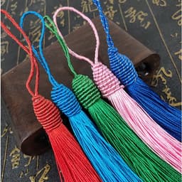 Tua Rua XOẮN ỐC Nhiều Màu - Dây Treo Quạt Cổ Trang, Đàn, Sáo, Lồng Đèn, DIY Trang Trí 4