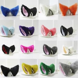 Kẹp tai hồ ly mèo bờm tai thú ngộ nghĩnh dễ thương cosplay 1