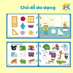 Học Liệu Bóc Dán Montessori 17 Chủ Đề Đồ Chơi Giáo Dục Sớm Cho Bé  Alokidstb Tái Sử Dụng Nhiều Lần 6