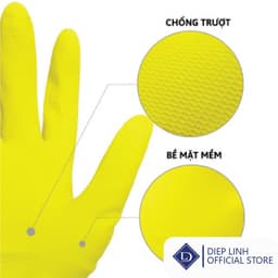 Găng tay đa dụng hương chanh Scotch brite size L, găng tay cao su thiên nhiên, an toàn cho da 3