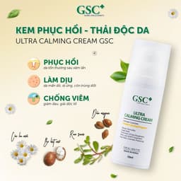 Kem phục hồi làm dịu da cùng vitamin K phục hồi da nhiễm cort GSC Ultra Calming Cream 50gr 4