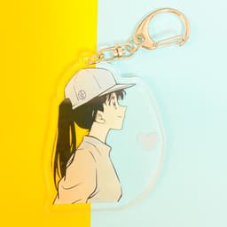 (mua 1 tặng 1) ( Mica ) Móc khóa CONAN DETECTIVE RAN LOVE SHINICHI shinran quà tặng in hình anime chibi 3